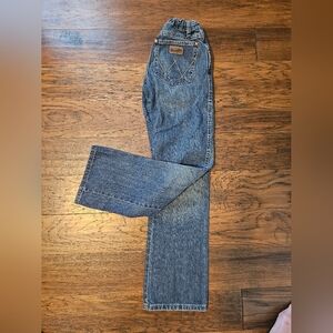 LIKE NEW Boys Size 14 SLIM Wrangler Retro Relaxed Fit Boot Cut Jean